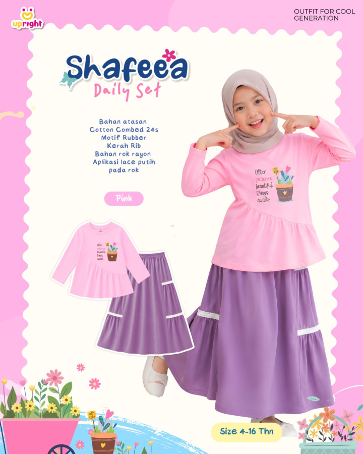 PO SHAFEEA DAILY SET BY UPRIGHT 
