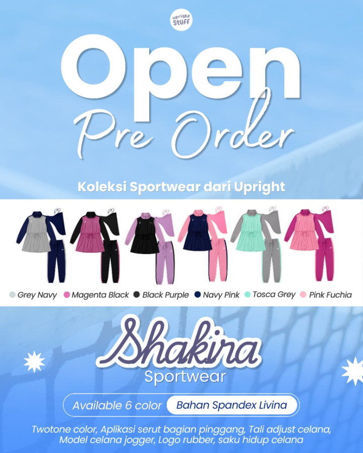PO SHAKIRA SPORTWEAR BY UPRIGHT