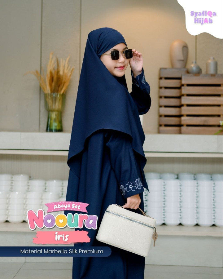 PO ABAYA SET NOURA BY SYAFIQA HIJAB