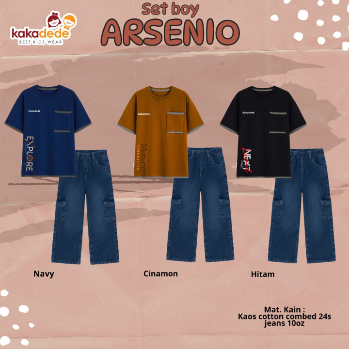 PO SET BOY ARSENIO (KIDS) BY KAKADEDE