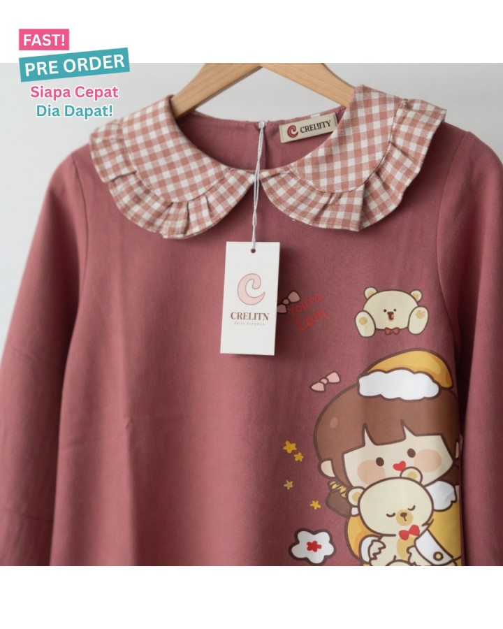FAST PO CUTE BEAR SETELAN ANAK PEREMPUAN