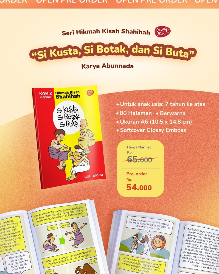 PO PUSTAKA SAWO KECIK, KOMIK INSPIRASI ANAK KARYA ABUNNADA