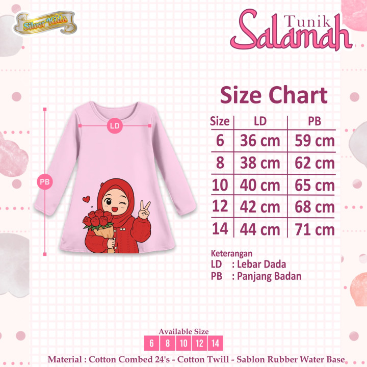 PO TUNIK SALAMAH BY SILVER KIDS