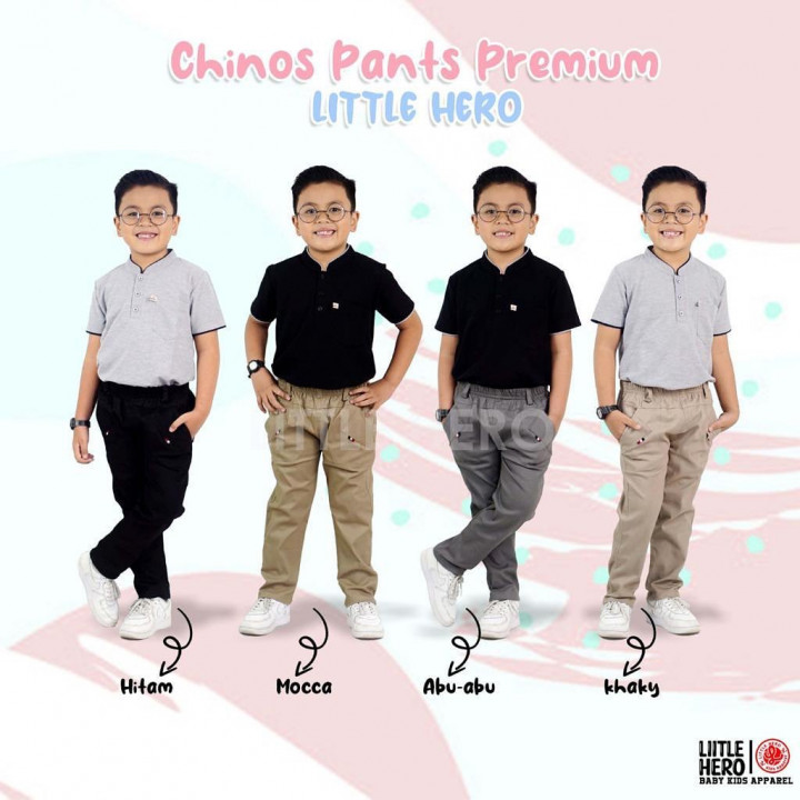 CHINOS PANTS PREMIUM BY LITTLE HERO