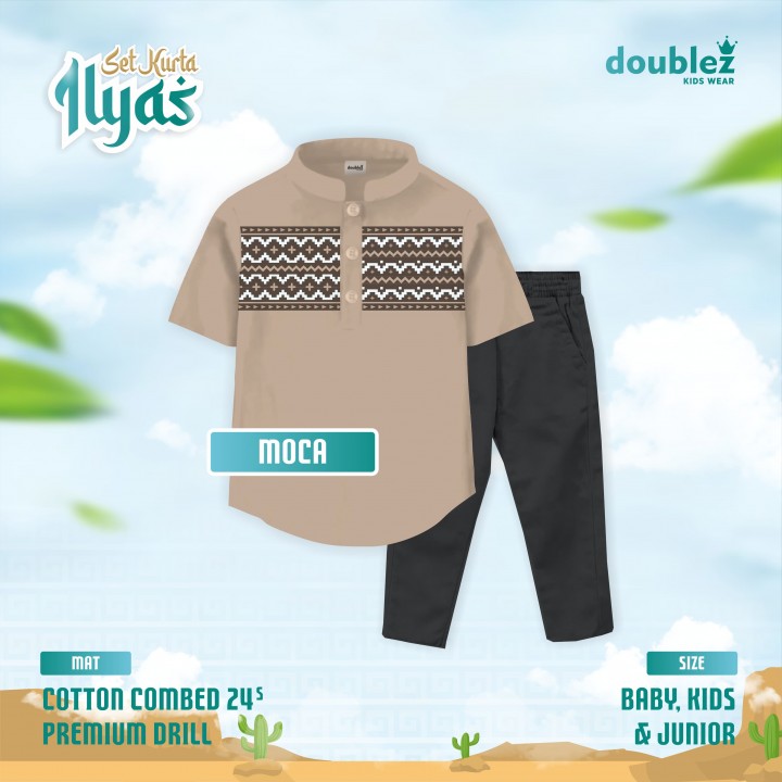 PO SET KURTA ILYAS (KIDS) BY DOUBLEZ