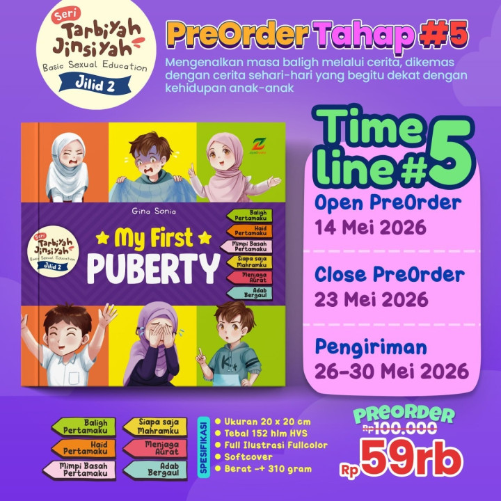 PO BUKU MY FIRST PUBERTY - ZIYAD