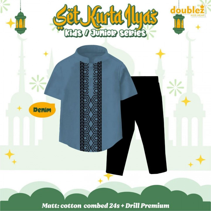 SET KURTA ILYAS BY DOUBLEZ