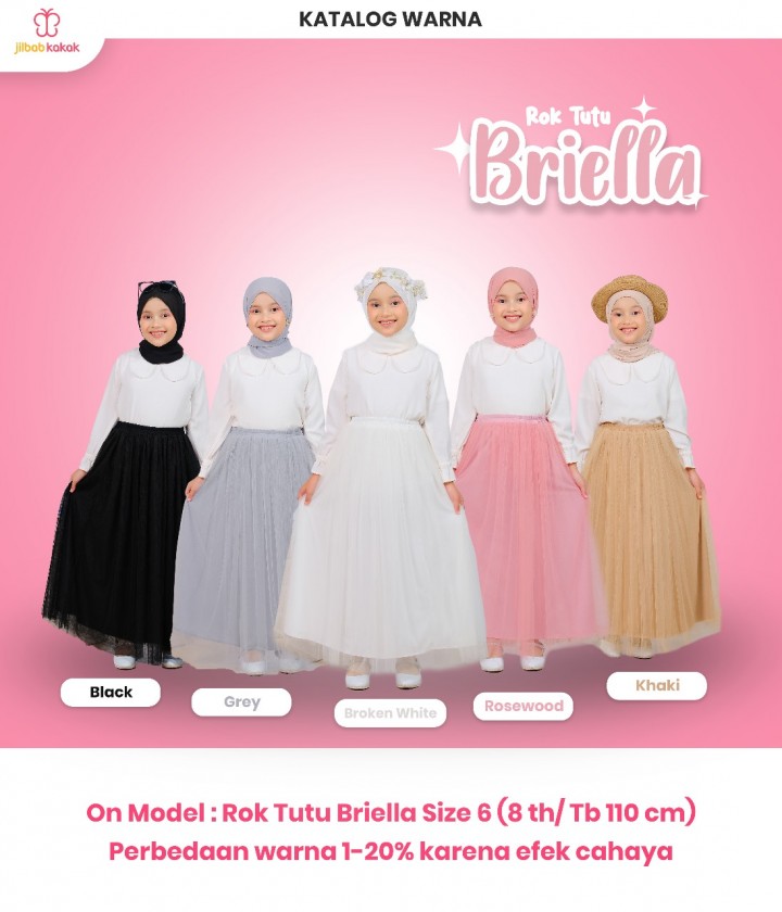 PO ROK TUTU BRIELLA BY JILBAB KAKAK