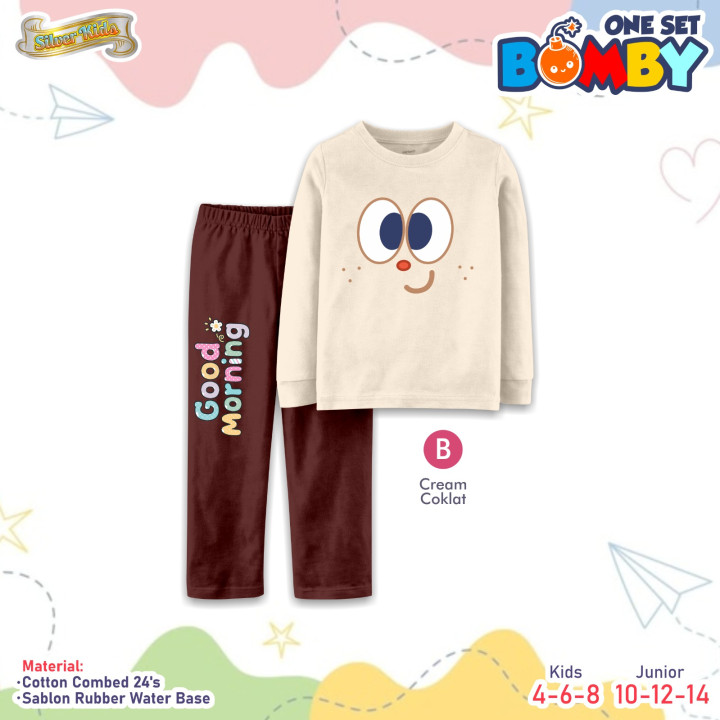 PO SET PIYAMA BOMBY BY SILVER KIDS