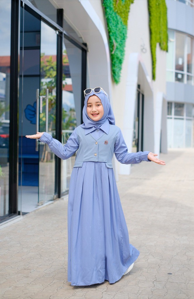 FAST PO ZAHWA LONG DRESS ONE SET