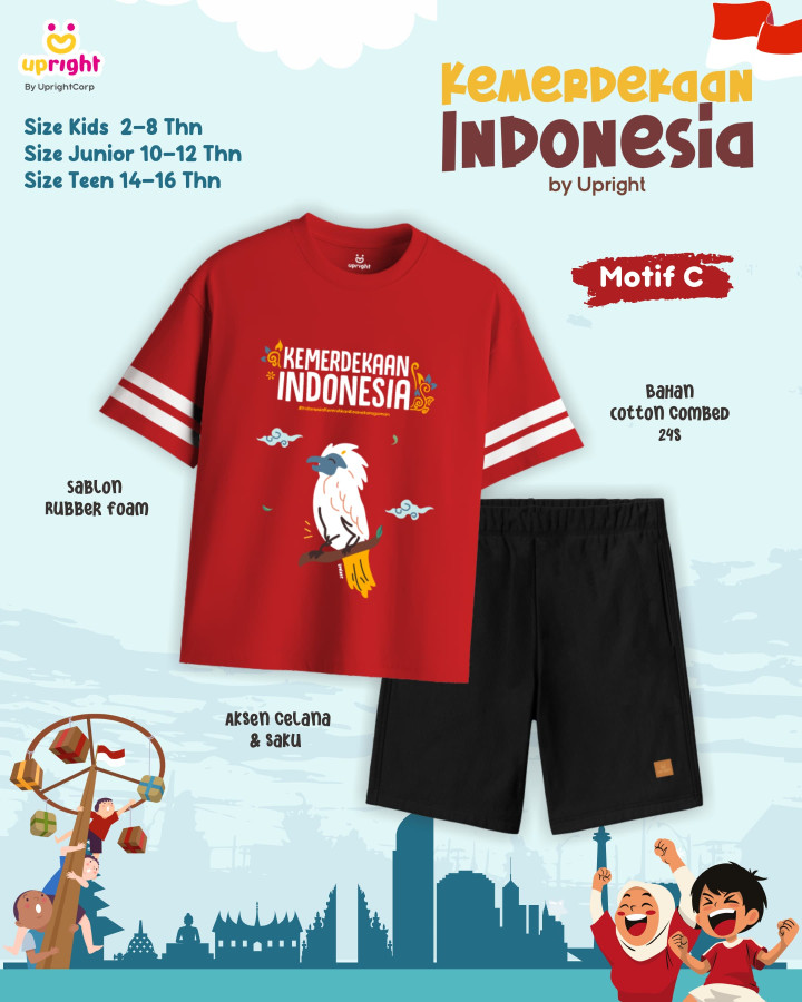 PO SET KEMERDEKAAN INDONESIA SERIES (JUN TEEN) BY UPRIGHT
