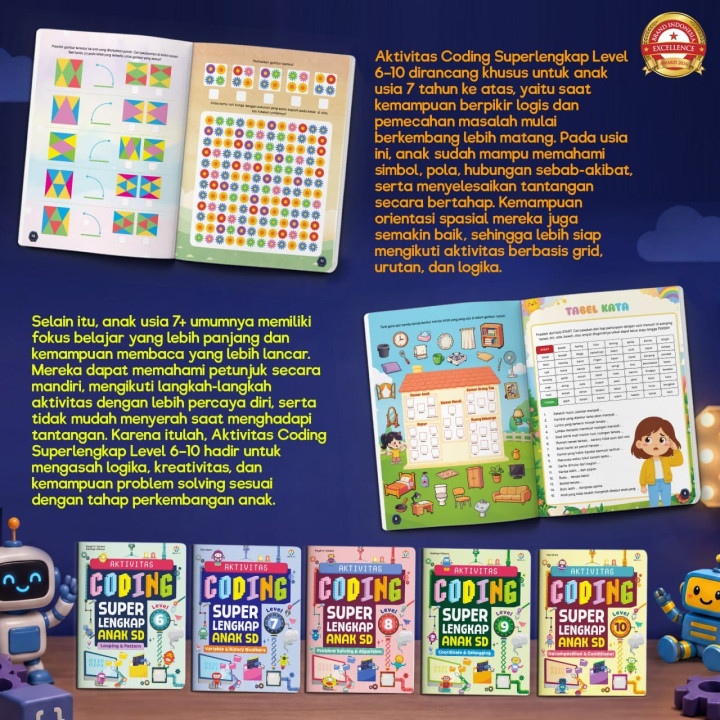 PO AKTIVITAS CODING SUPER LENGKAP ANAK SD JILID 2