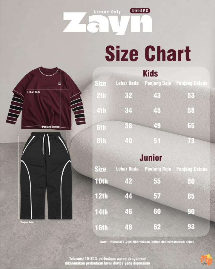 PO ONE SET ZAYN UNISEX