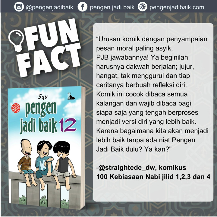 PO KOMIK PENGEN JADI BAIK SERIES