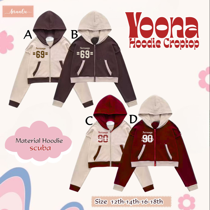 PO YOONA HOODIE CROPTOP BY AERAAQU