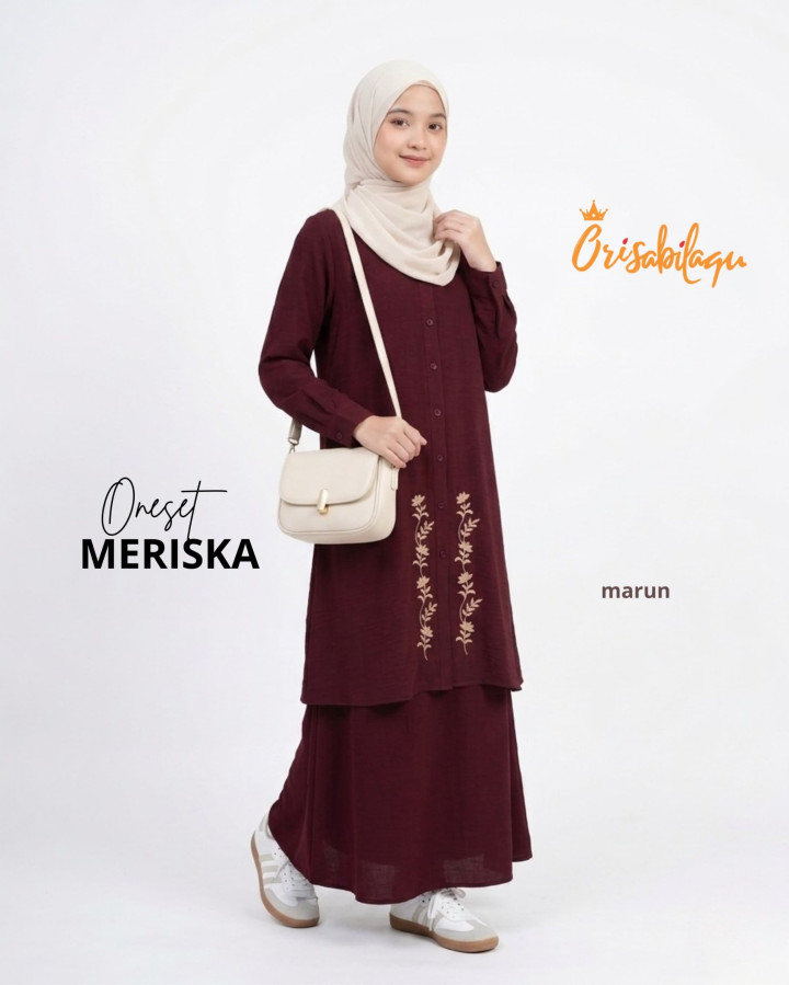 PO MERISKA SET KURUNG BY ORISABILAQU