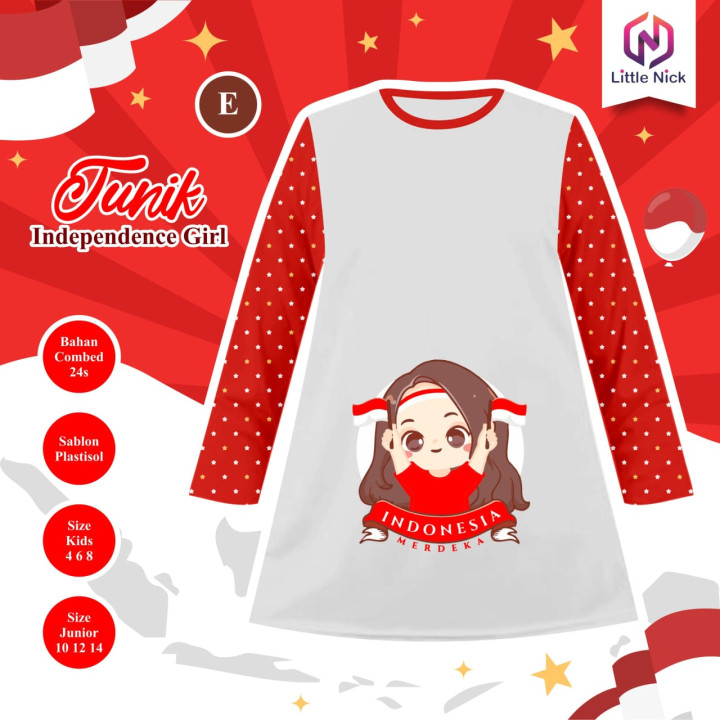 PO TUNIK INDEPENDENCE GIRL BY LITTLE NICK