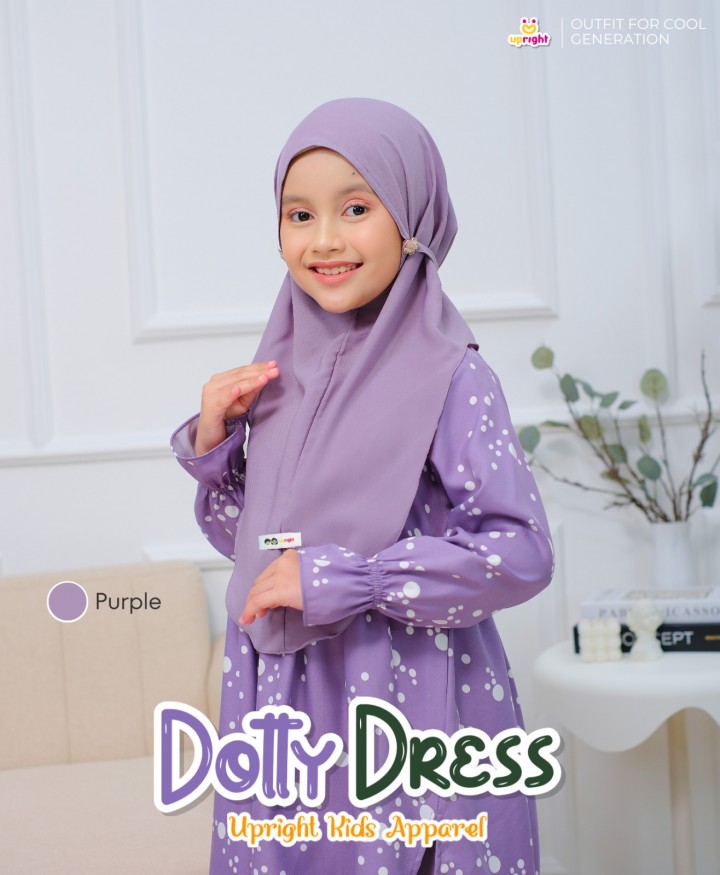 PO DOTTY DRESS BY UPRIGHT KIDS APPAREL