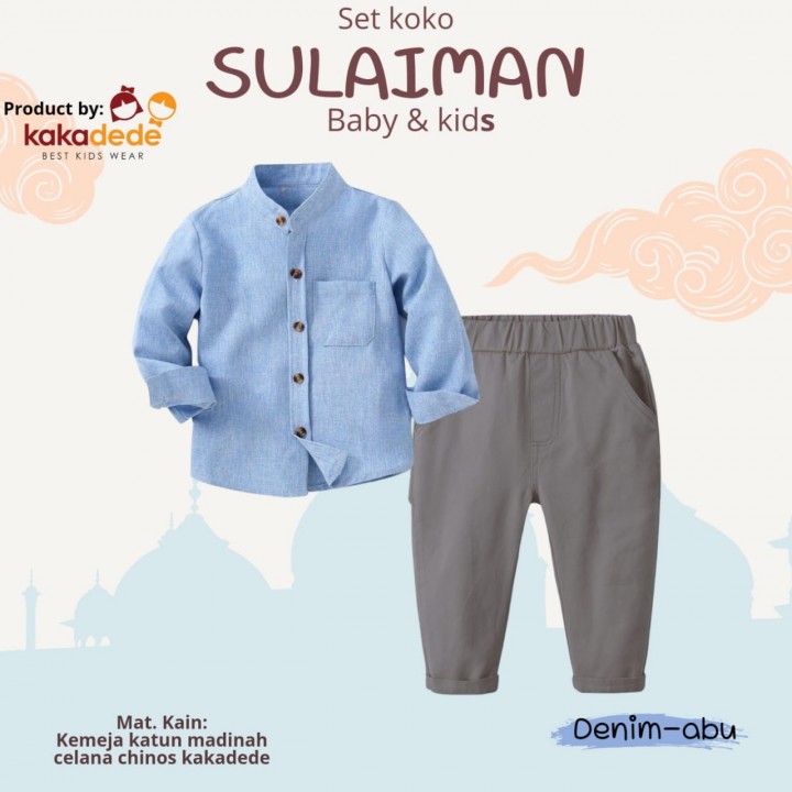 SET KOKO SULAIMAN BABY & KIDS BY KAKADEDE