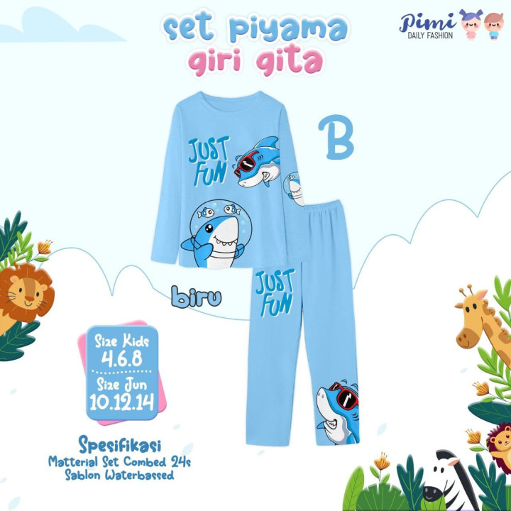 PO SET PIYAMA GIRI & GITA BY PIMI