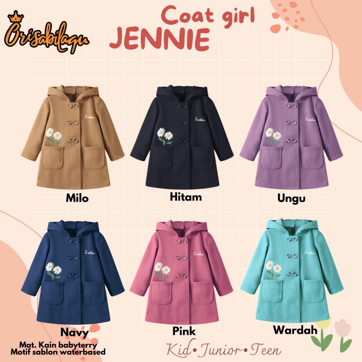 PO COAT GIRL JENNIE KIDS & JUN BY ORISABILAQU