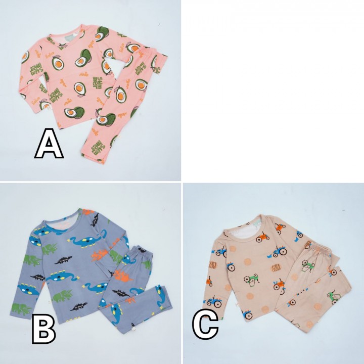 SERI 1 SASSY PANJANG PANJANG SET PIYAMA