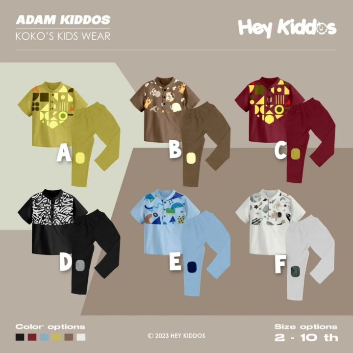 ADAM KIDDOS KOKO'S KIDS WEAR BY HEY KIDDOS