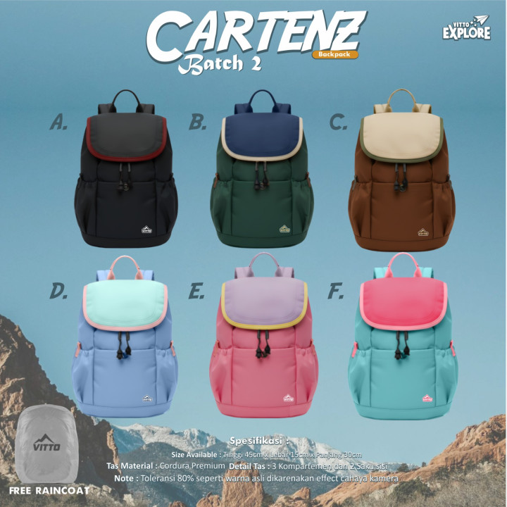 PO CARTENZ BACKPACK BATCH 2 BY VITTO EXPLORE