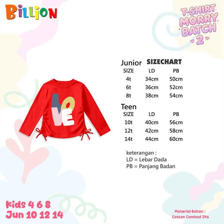 PO TSHIRT MORRY BATCH 2 BY BILLION