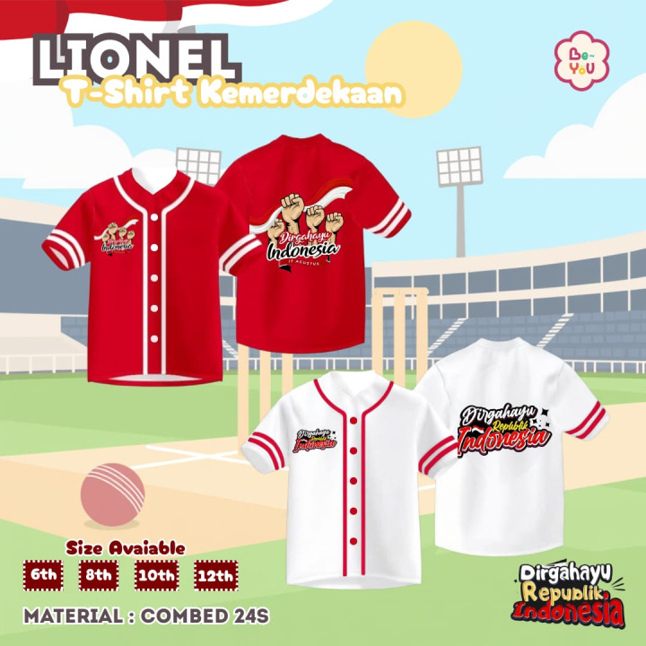 PO LIONEL TSHIRT KEMERDEKAAN BY BE YOU