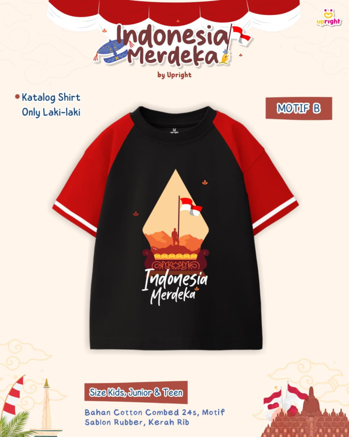 PO INDONESIA MERDEKA SERIES 2026 TSHIRT BY UPRIGHT