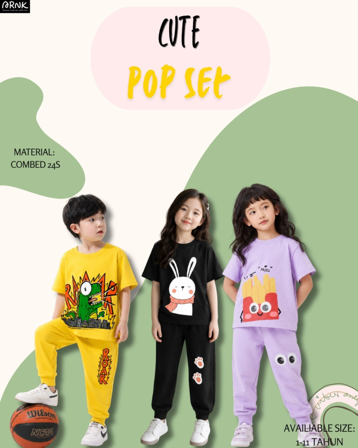 PO CUTE POP SET BY ARNK