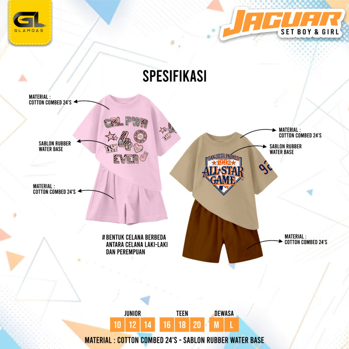 PO SET JAGUAR BY GLAMOAS