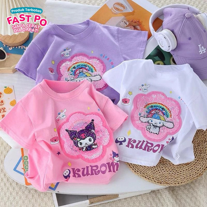 FAST PO SERI 2 SANRIO SEQUIN T-SHIRT