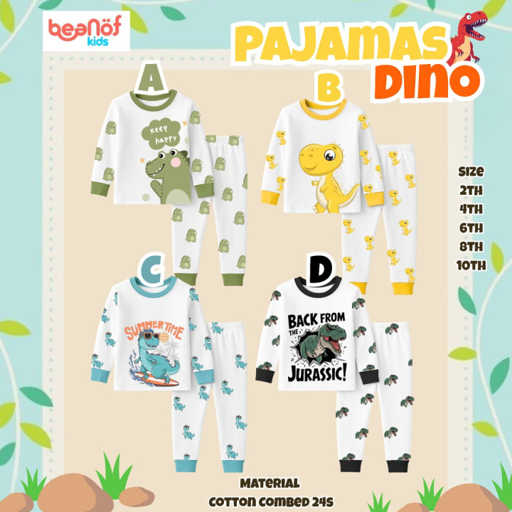 PO PAJAMAS DINO BY BEANOFKIDS