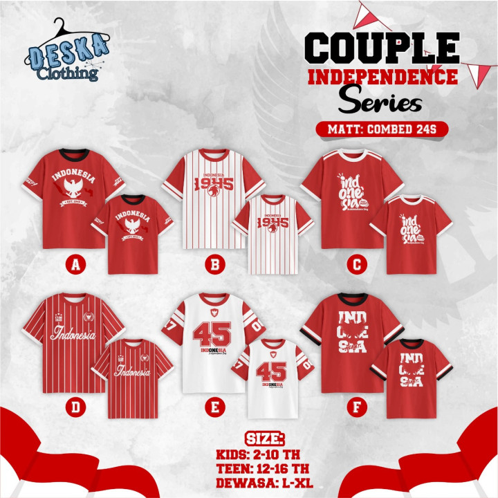 PO COUPLE INDEPENDENCE SERIES (KIDS & TEEN)  BY DESKA CLOTHING
