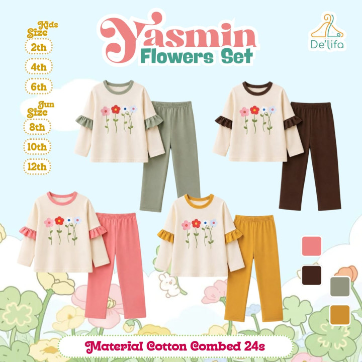 PO YASMINE FLOWER SET BY DELIFA