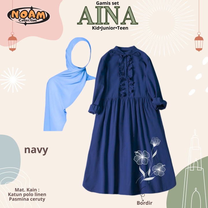 PO AINA SET GAMIS (KIDS) BY NOAM