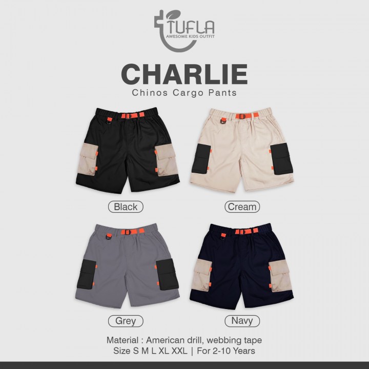 PO CHARLIE CHINOS CARGO PANTS BY TUFLA