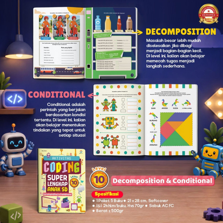 PO AKTIVITAS CODING SUPER LENGKAP ANAK SD JILID 2