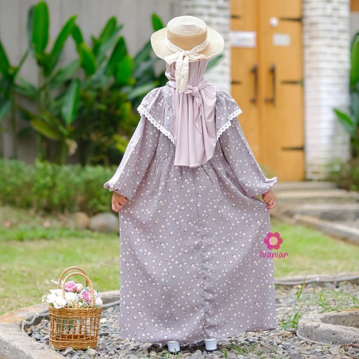 FAST PO NAURA MOM & KIDS LONG DRESS