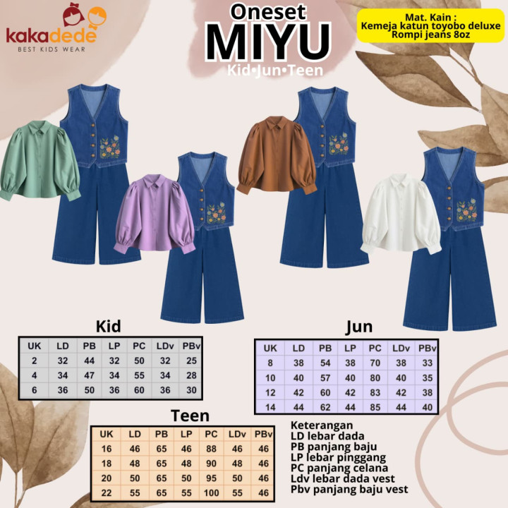 PO MIYU 3IN1 ONESET BY KAKADEDE