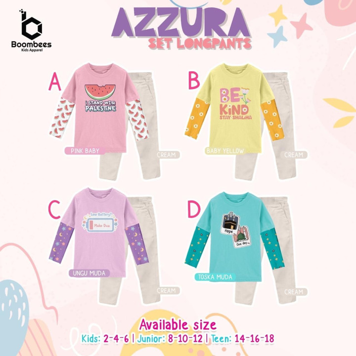 PO AZZURA SET LONGPANTS BY BOOMBEES