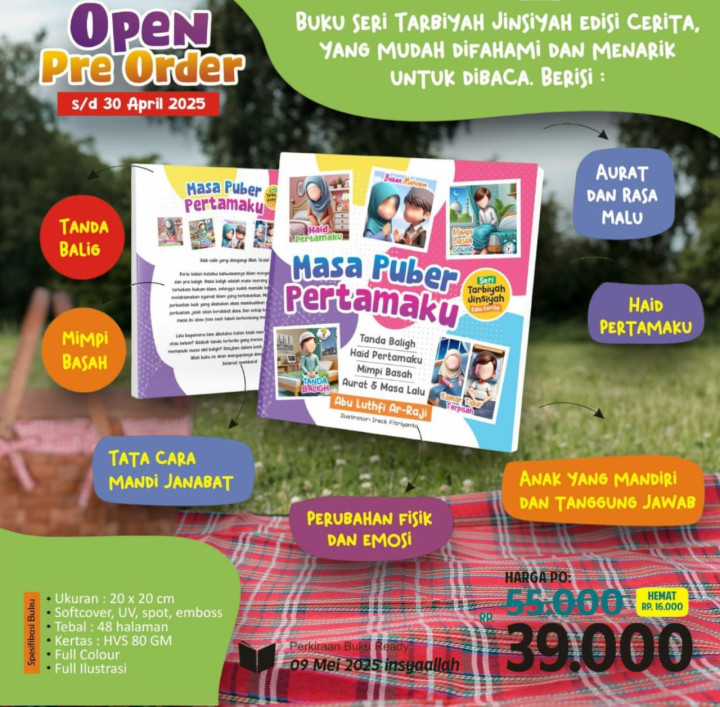 PO BUKU MASA PUBER PERTAMAKU BY AS-SALAM KIDS