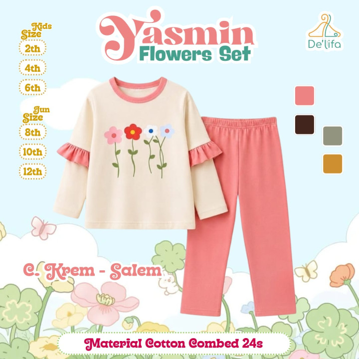 PO YASMINE FLOWER SET BY DELIFA