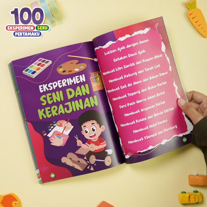 PO BUKU 100 EKSPERIMEN SERU PERTAMAKU BERBASIS STEAM