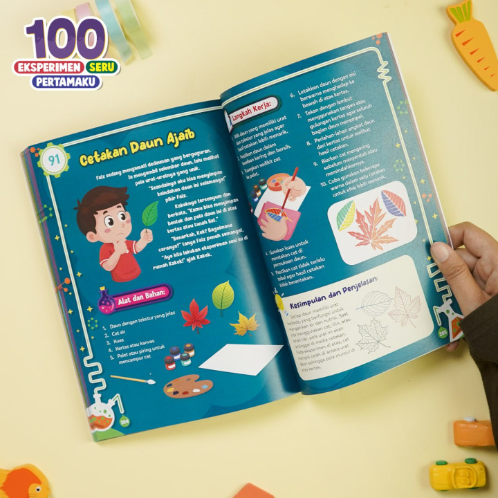 PO BUKU 100 EKSPERIMEN SERU PERTAMAKU BERBASIS STEAM