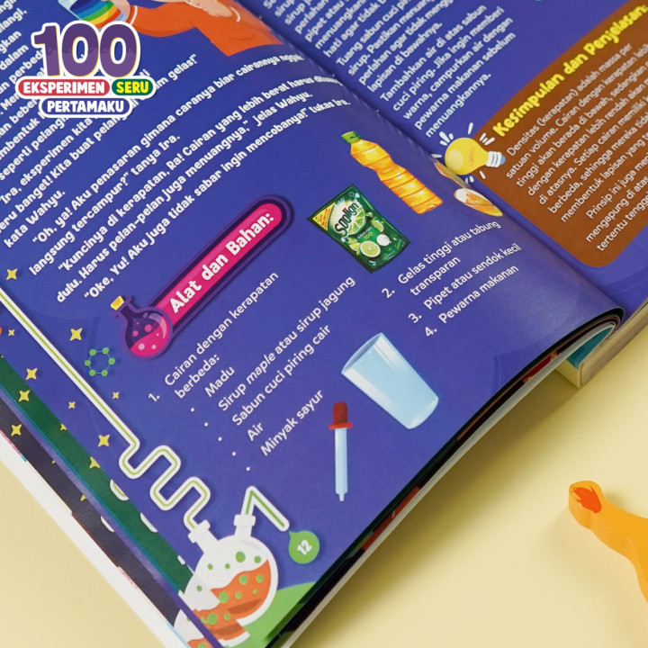 PO BUKU 100 EKSPERIMEN SERU PERTAMAKU BERBASIS STEAM