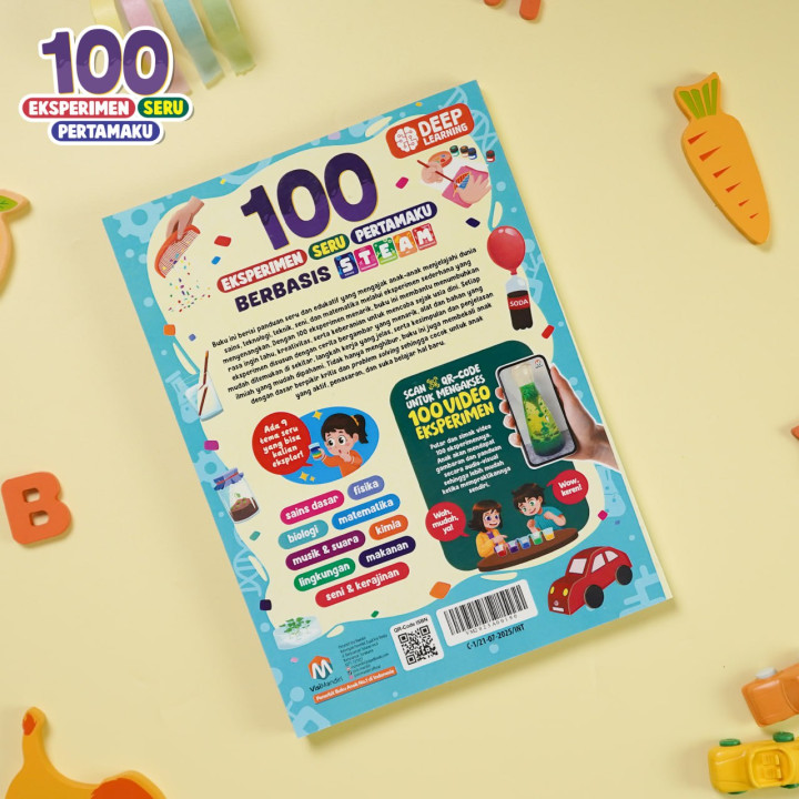 PO BUKU 100 EKSPERIMEN SERU PERTAMAKU BERBASIS STEAM