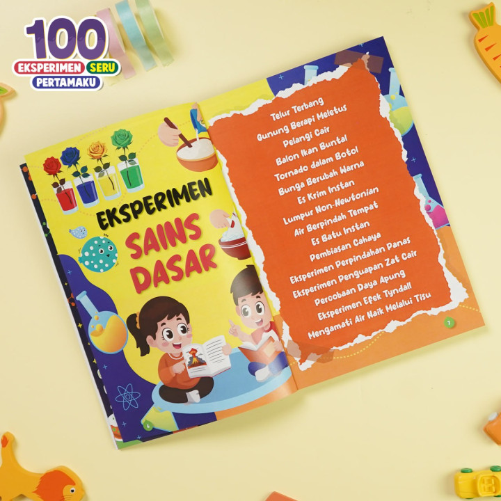 PO BUKU 100 EKSPERIMEN SERU PERTAMAKU BERBASIS STEAM